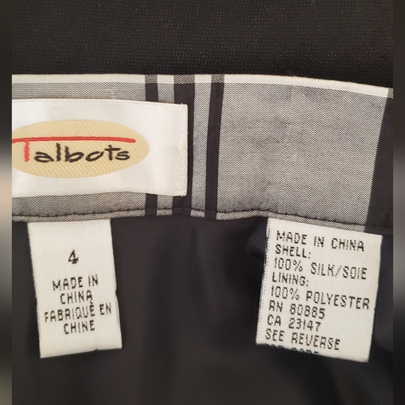 Silk Taffetta Holiday Long Skirt Talbots - Picture 2 of 8